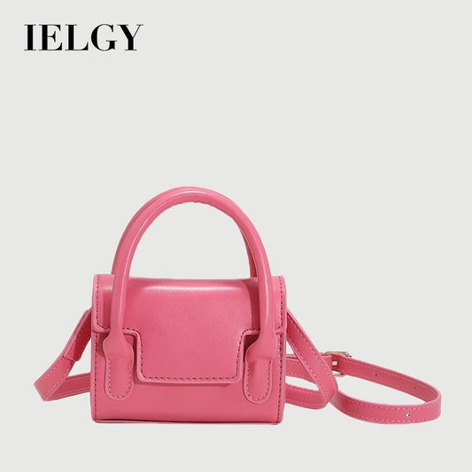 IELGY Fashion Simple Versatile Crossbody One Shoulder Handheld Small Square Bag Women