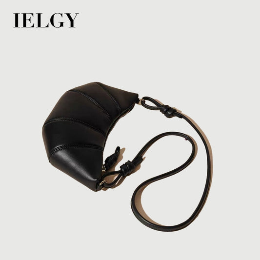 Ielgy Retro Niche Croissant All-Match Dumpling Bag Fashion One-Shoulder Messenger Baguette Female Bag