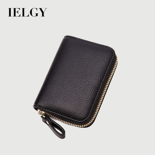 IELGY Rfid Anti-theft Brush Multifunctional Zipper Card Holder For Women