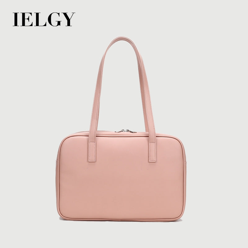 Ielgy Large Capacity One-Shoulder Large Bag Ladies All-Match Computer Bag