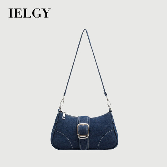 Ielgy High-End Canvas Summer Fashion Chain Messenger Bag Shoulder Armpit Bag