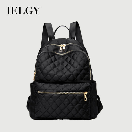 IELGY women's casual korean style simple large capacity outdoor backpack