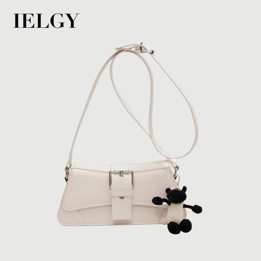 IELGY women's high-end versatile cross body retro small square bag