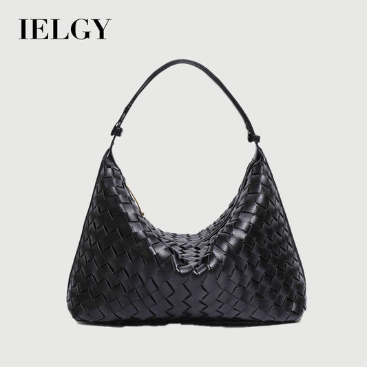 Ielgy Trendy All-Match Handbag Female Fashion Simple Niche Shoulder Armpit Bag