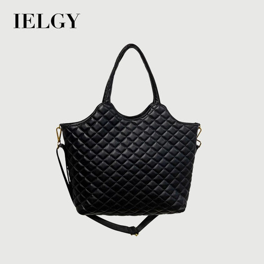 IELGY simple French women's bag diamond large capacity diagonal span