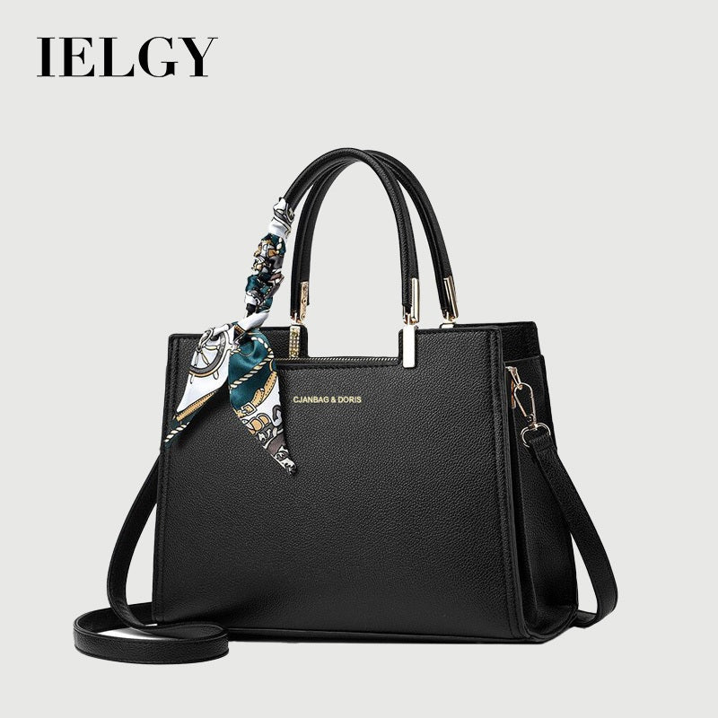 Ielgy Ladies Red Wedding Bag Messenger Portable High-End Feeling Festive Bag
