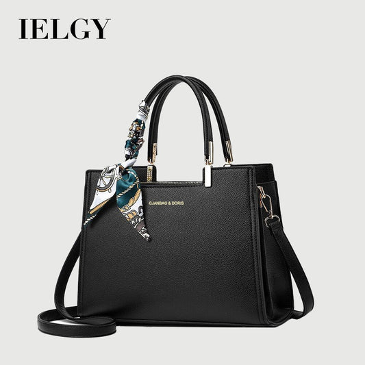 Ielgy Ladies Red Wedding Bag Messenger Portable High-End Feeling Festive Bag