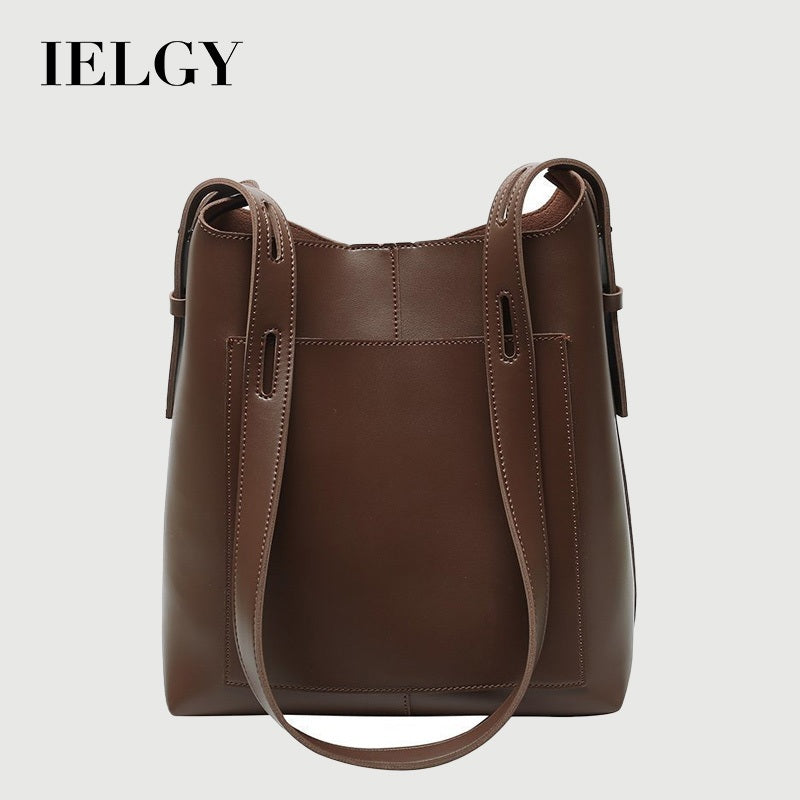 Ielgy bucket bag with large capacity of Korean fashion style for women