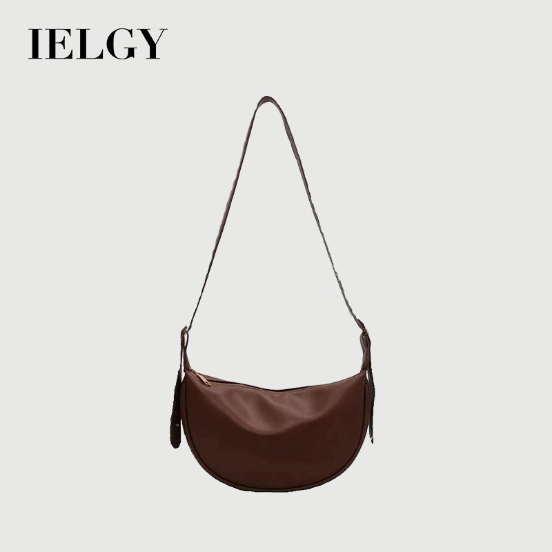 IELGY One-shoulder underarm bag women's high-end Western-style dumpling bag