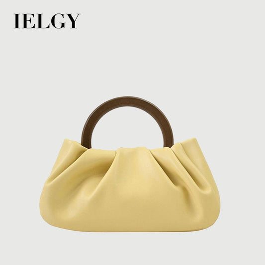 IELGY fashion cloud niche design sense messenger fan handbag