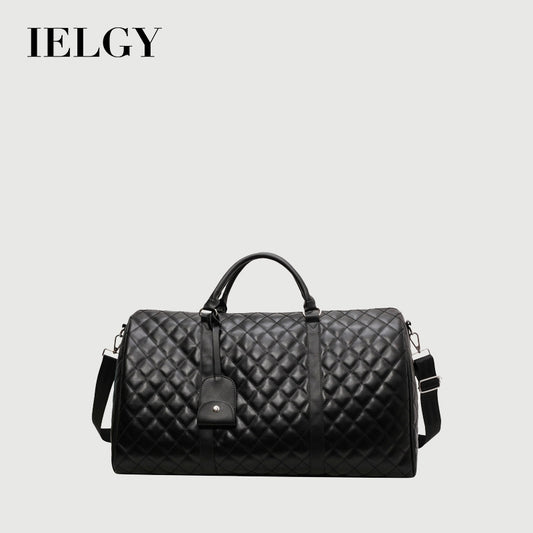 Ielgy Travel Commuter Storage Bag Large Capacity Short-distance Business Trip Luggage Bag Diamond Large Capacity Portable Travel Bag