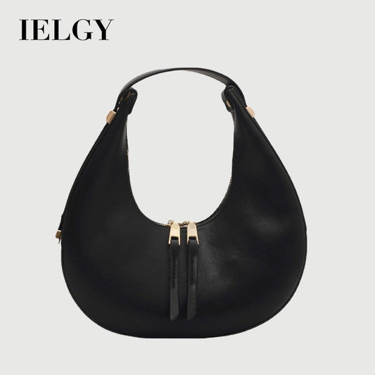Ielgy Ladies Retro Handbag Chain Shoulder Baguette Underarm Bag