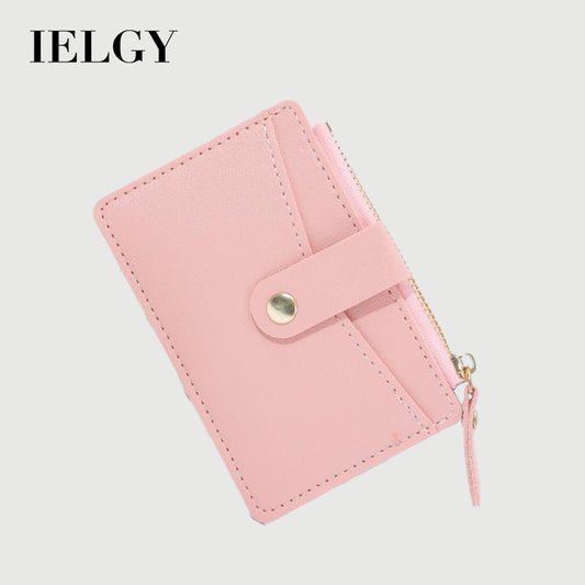 IELGY women's small fresh thin multi-card coin purse
