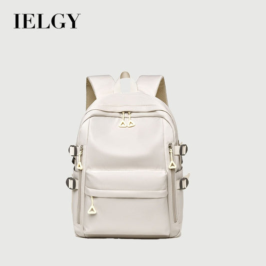 Ielgy Simple Business Computer Backpack Leisure Travel Sports Student School Bag
