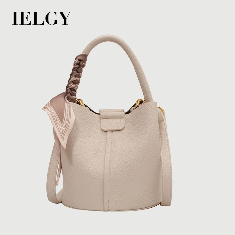 IELGY simple style niche design commuting diagonal bag women