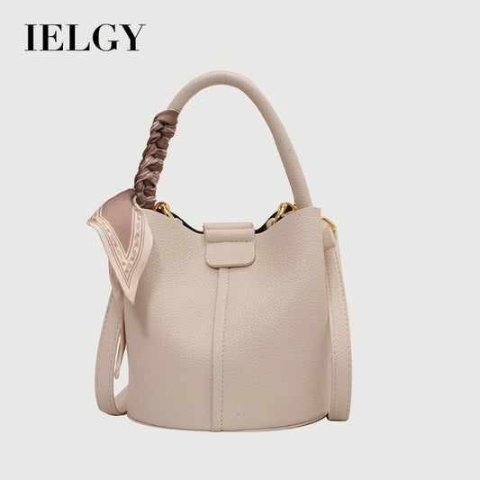IELGY simple style niche design commuting diagonal bag women
