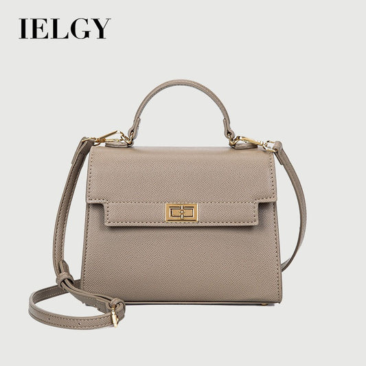 Ielgy Fashion Handbag High-End Texture Mini Palm Pattern Chain Casual All-Match Cross-Body Bag