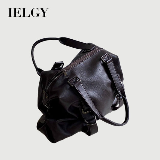 Ielgy Female Bag American Retro One-Shoulder Messenger Portable Tote Bag Large Capacity Bag