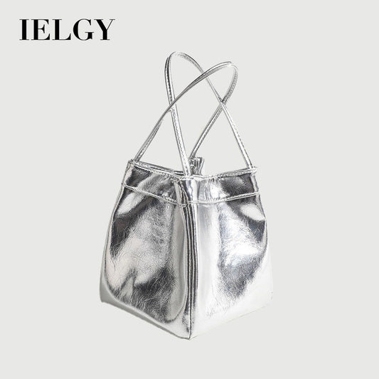 Ielgy Fashion Multi-Purpose Casual Korean Version Bucket Bag Niche Simple Underarm Handbag