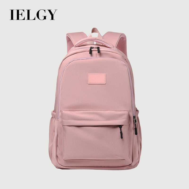 Ielgy Student Backpack Large Capacity Street Wear Travel Computer Bag Backpack
