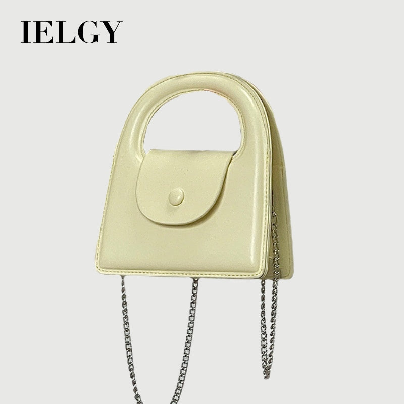 IELGY Women's candy color cute chain messenger bag