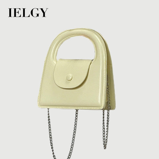 IELGY Women's candy color cute chain messenger bag