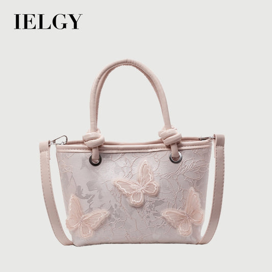 Ielgy Summer All-Match Messenger Bag Fashion Portable Bucket Bag