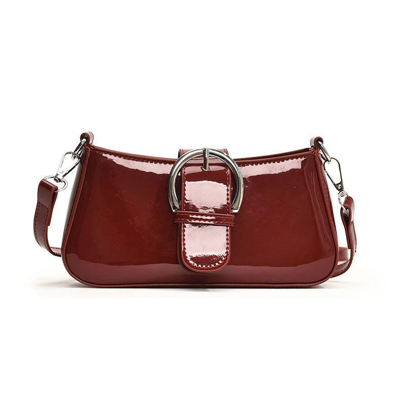 Ielgy Red Underarm Bag Female Large-Capacity Fashion One-Shoulder Cross-Body Small Square Bag