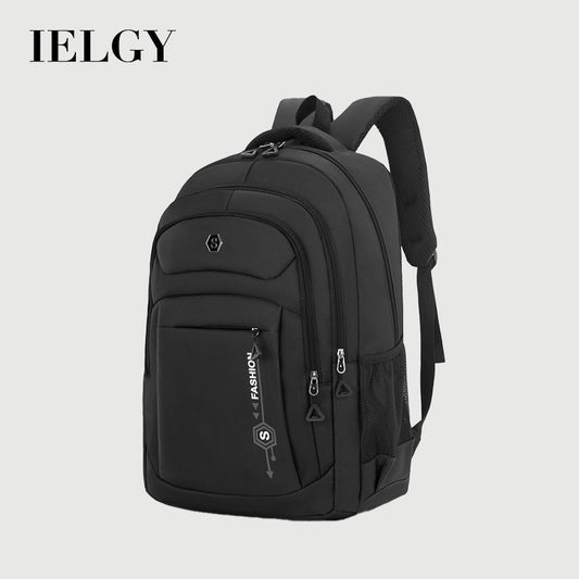 Ielgy Business Backpack Large Capacity School Bag Casual Oxford Cloth Travel Computer Backpack