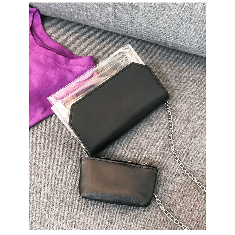 Laser Transparent Jelly Bag Messenger Bag