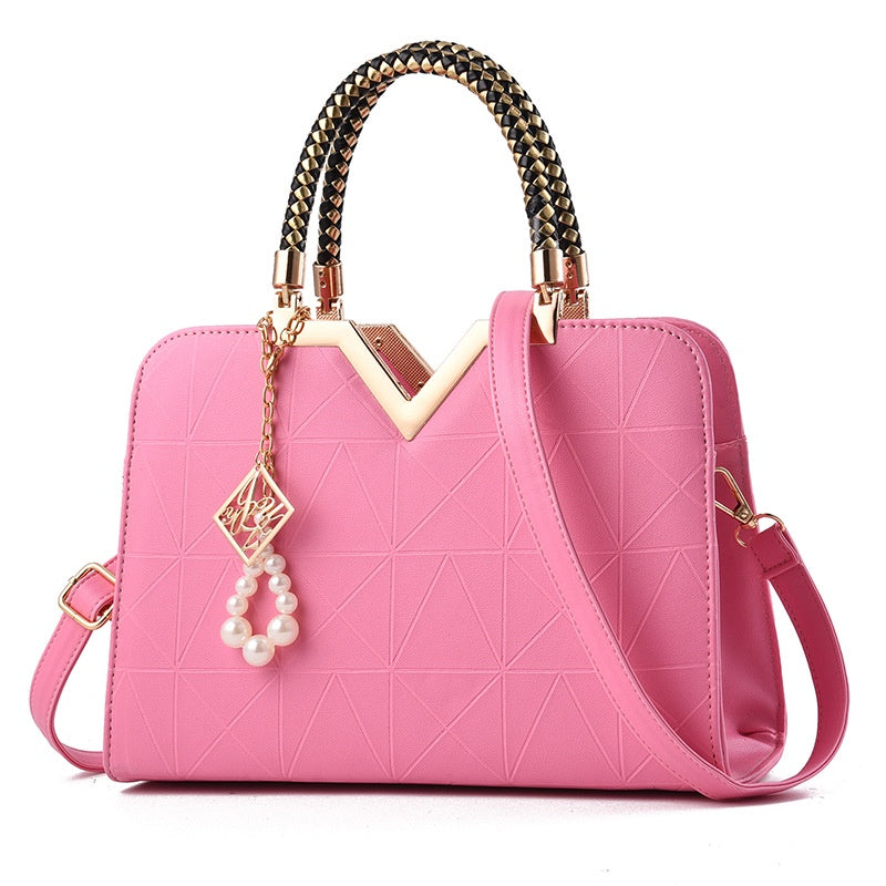 IELGY Elegant Korean Fashion Pendant Simple Large Capacity Messenger Bag