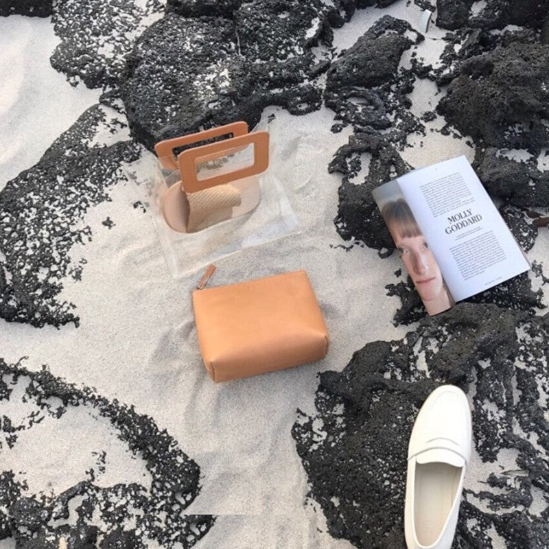 Transparent Jelly Bag PVC Shopping Bag Tote Bag