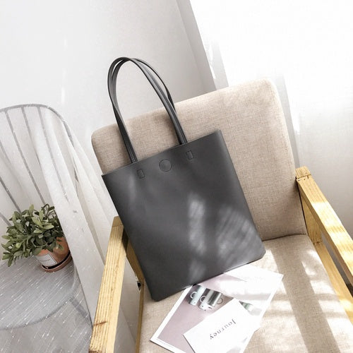 IELGY  Tote bag student 100 lap simple large capacity single shoulder handbag tide