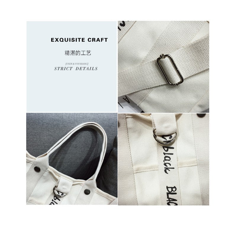 IELGY Diagonal bag large capacity oblique bag student bag literary bag