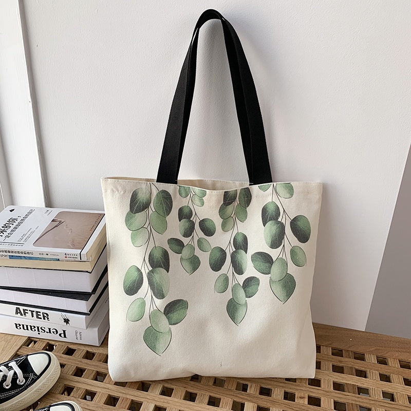 IELGY original women's single shoulder Japanese Harajuku small fresh canvas bag