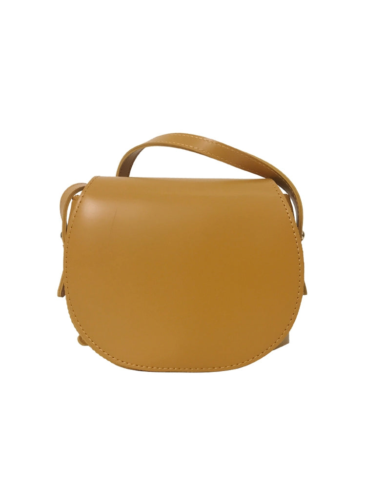 IELGY  retro saddle bag women bag Hong Kong wind oblique satchel ins small bag single shoulder simple 100 lap