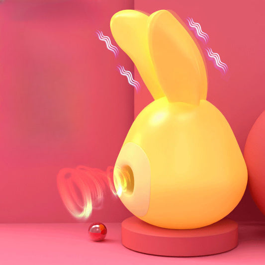 YOUTHAV Sucking and vibrating cute rabbit jumping egg adult female sex toys masturbator hot selling male and female shared jumping egg