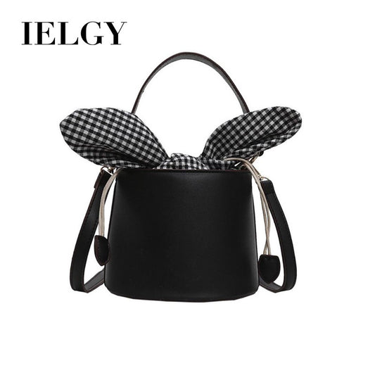 IELGY New portable bucket bag girl shoulder messenger bag