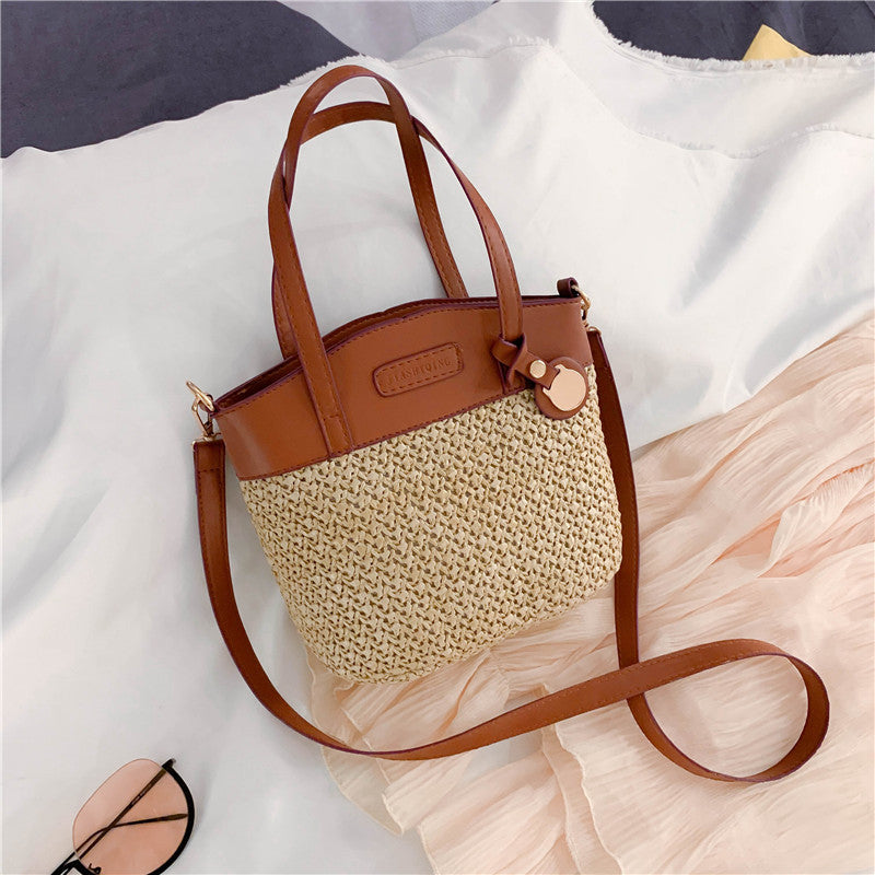 IELGY Woman's bag square all-match fashion plush chain rhombus Korean version one shoulder crossbody