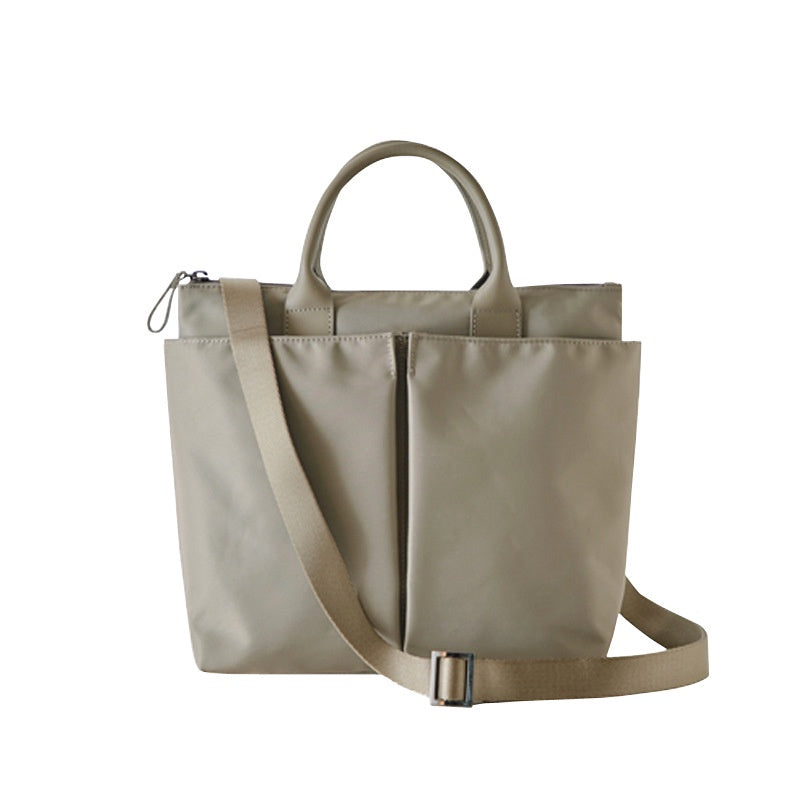 IELGY Korean version of nylon solid color simple temperament pocket diagonal handbag