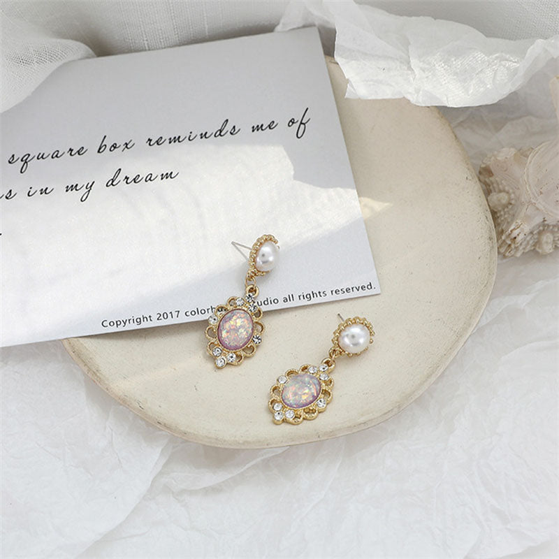 IELGY Casual Women's accessories Gold Simple Silver Fashion Retro All-match Earrings Trend