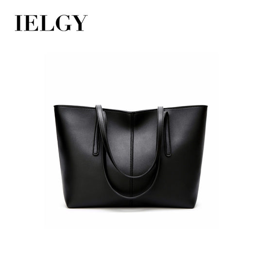 IELGY Women's bag new fashion simple and versatile large-capacity tote bag