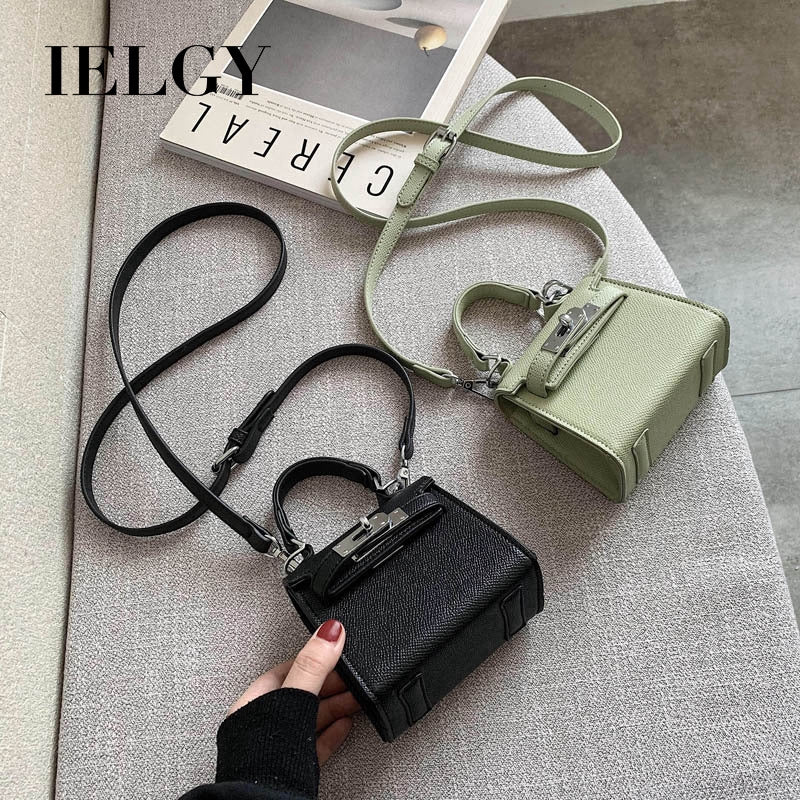 IELGY  Korean one-shoulder bag fashion hand-held oblique satchel small bag tide