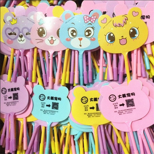IELGY cute cartoon fan pen student ballpoint pen