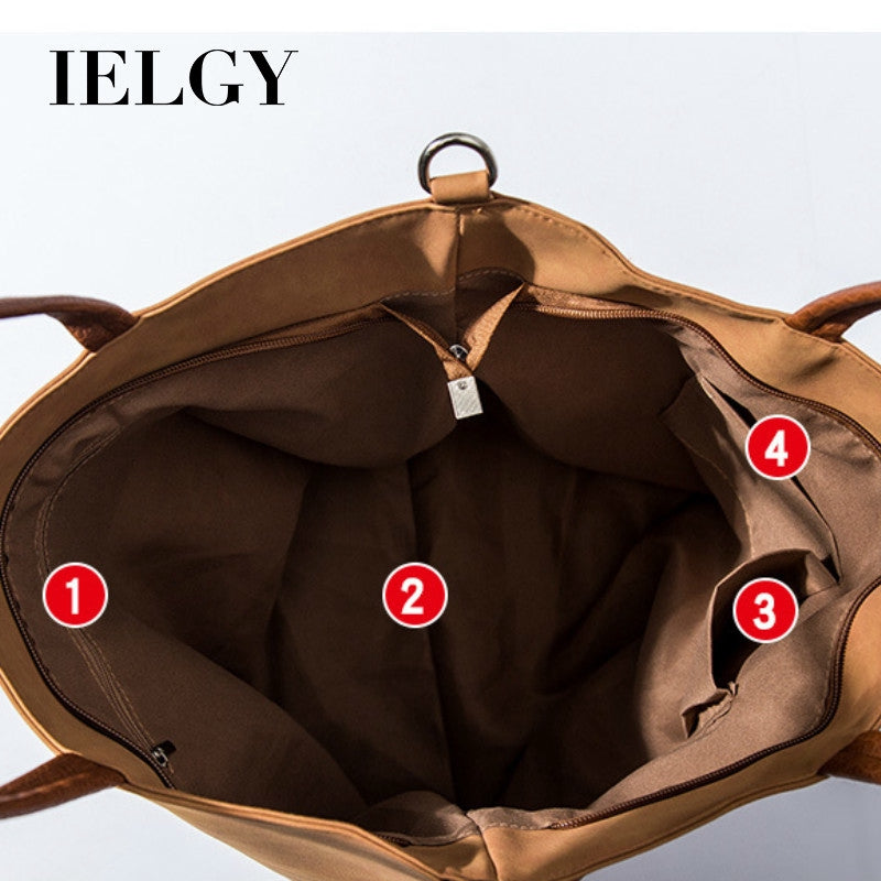 IELGY Women's Messenger Bag Europe and America Fashion Large Capacity Tote Bag