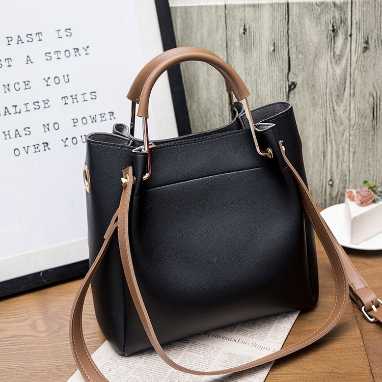 IELGY Bucket bag simple wild Messenger handbag big bag