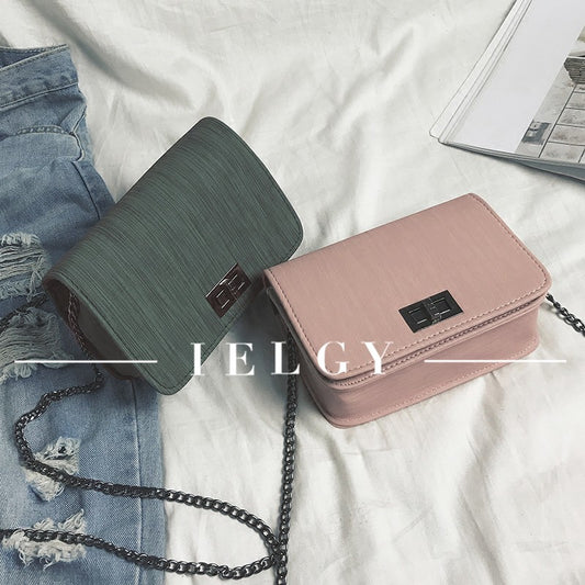 IELGY Small bag Korean version of the small square bag Messenger bag