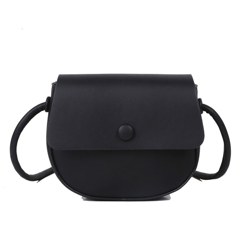 IELGY Simple single shoulder small bag female bag popular fashion messenger bag ins wild saddle bag