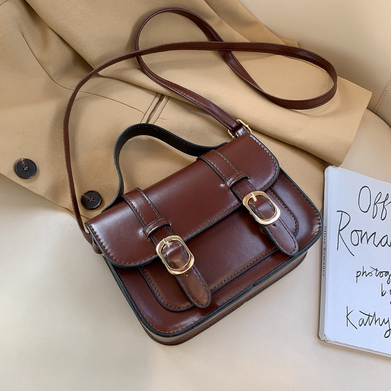 IELGY College style British retro postman bag with one shoulder and one shoulder for Japanese students