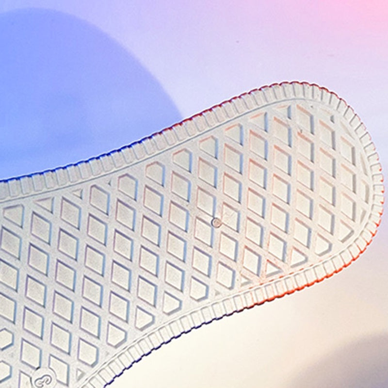 IELGY Korean style flat round toe color matching casual shoes